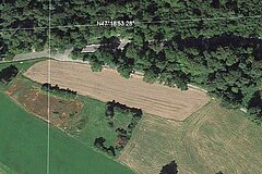 The initial state in 2016 was arable land and a nutrient-rich meadow.