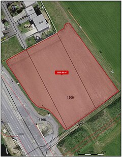 Plan of nature area Eizmoos in Cham